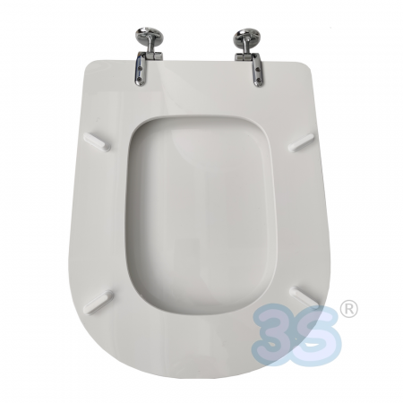 Sedile per wc GEMMA 2 Ceramica Dolomite - ACB Ercos linea Platinum - vista inferiore